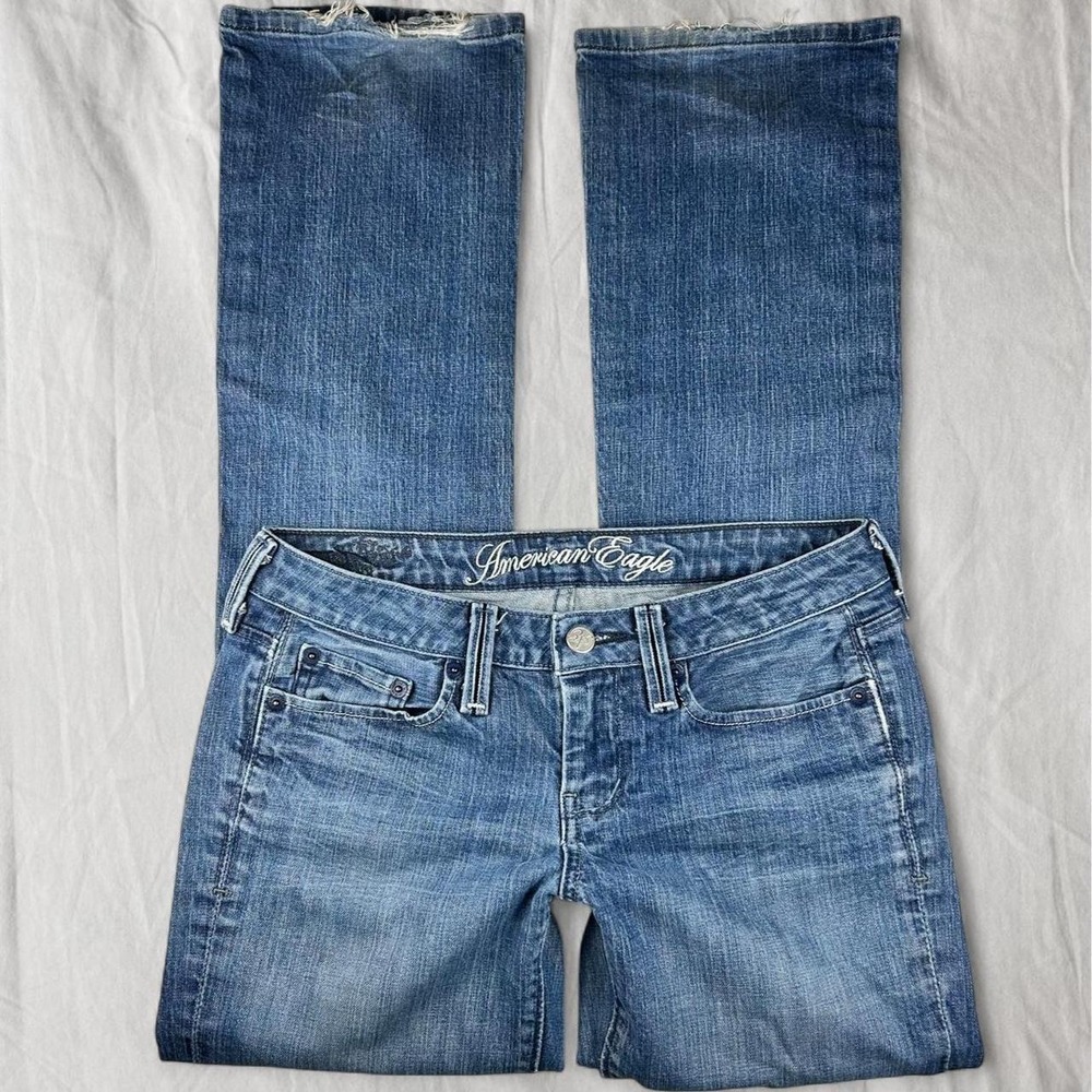y2k American Eagle True Blue Bootcut Jeans Size 2